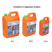 Seifenblasenflüssigkeit, 2,5 Liter Nachfüllkanister