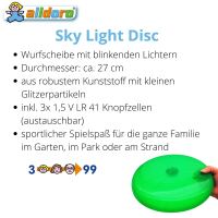 LED Wurfscheibe grün