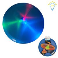 LED Wurfscheibe blau