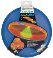 LED Wurfscheibe blau