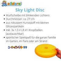 LED Wurfscheibe orange