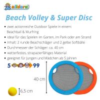 2 in 1 XL Beach Volley & Super Disc