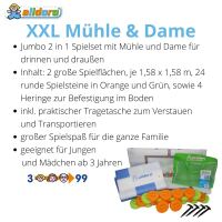 XXL Mühle & Dame