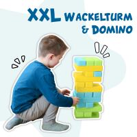 XXL Wackelturm & Domino