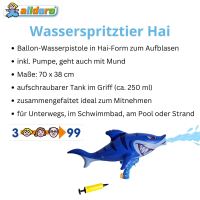 aufblasbare Wasserpistole Hai