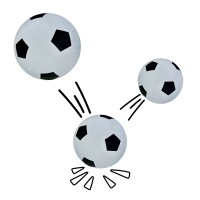 XXL-Fußball aufblasbar, Ø 75 cm